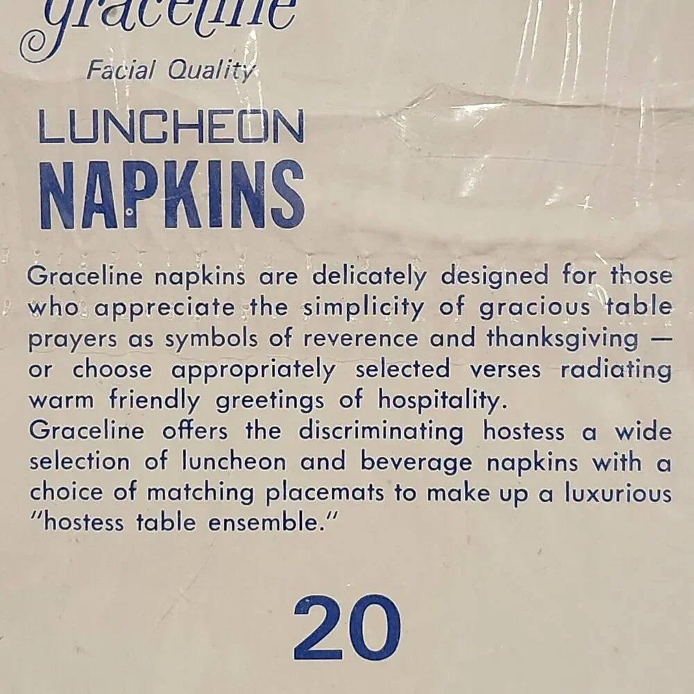Vintage Paper Napkins‎ 20ct LET'S JUST PRAISE THE LORD Religious Easter